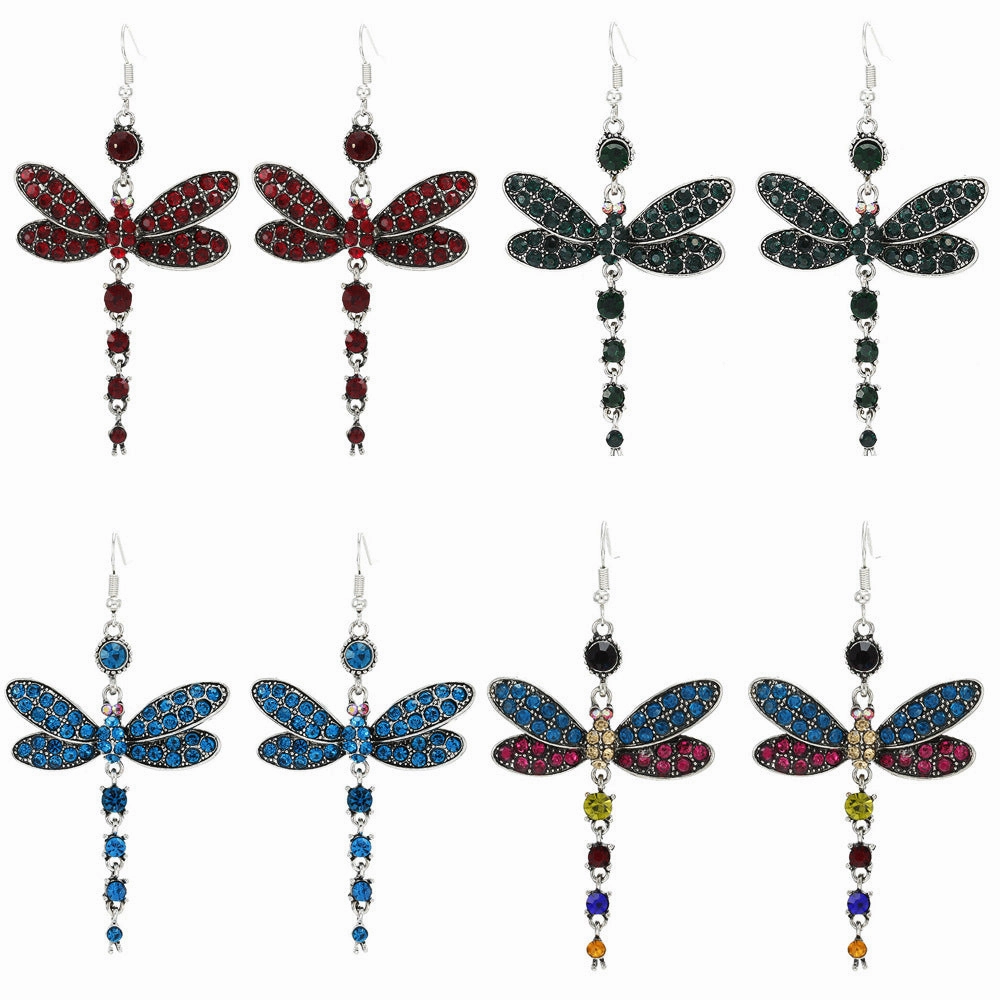 Wholesale Dragonfly Alloy Earrings