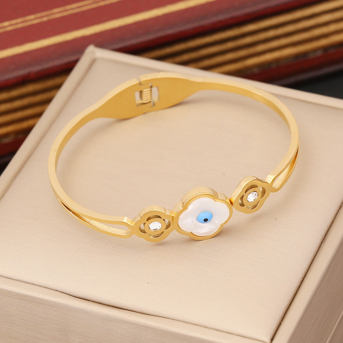 Wholesale Drip Oil Eye Stainless Steel Bracelet