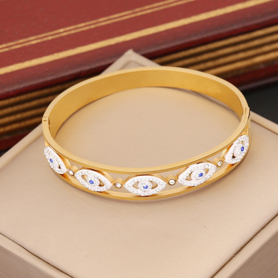 Wholesale Drip Oil Eye Stainless Steel Bracelet