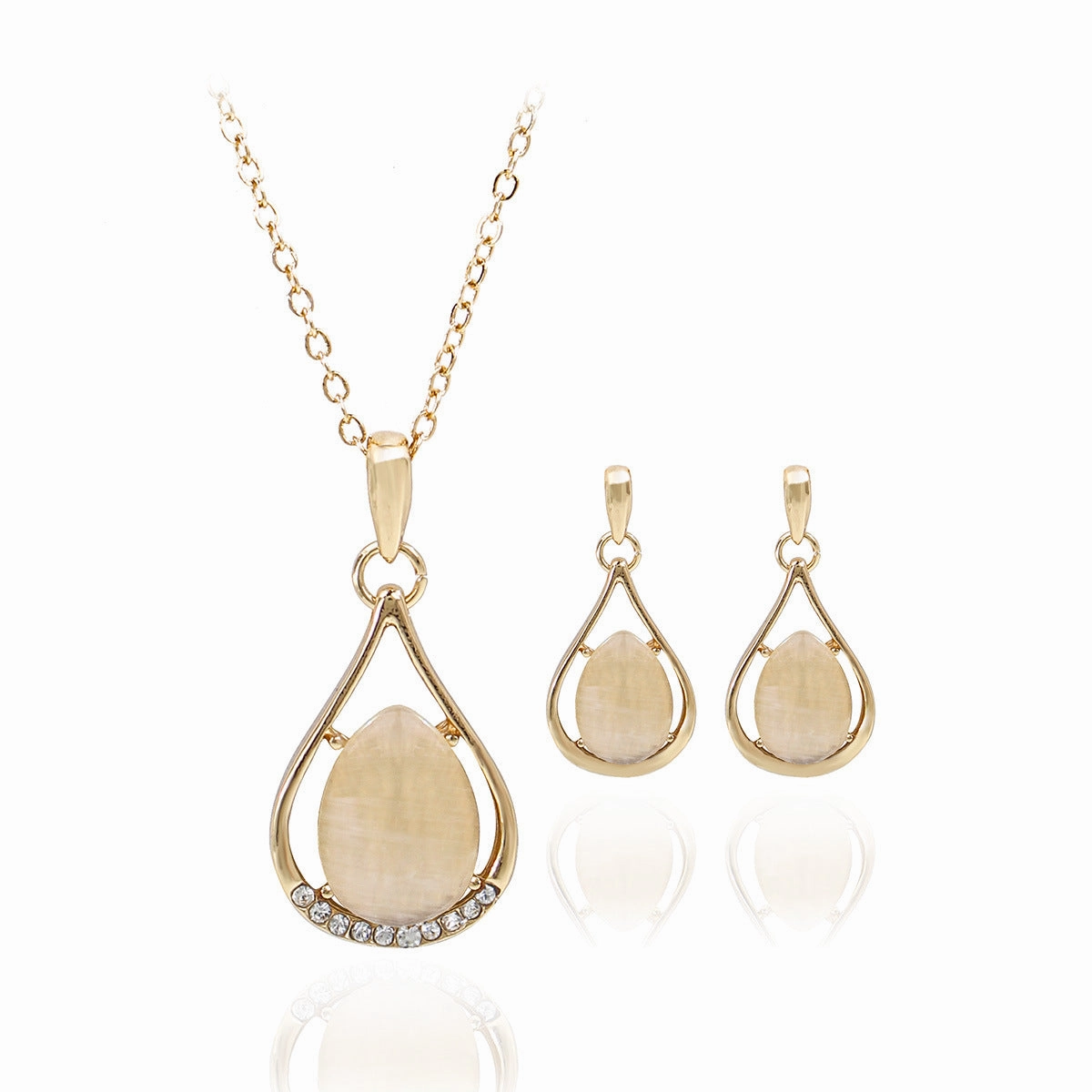 Wholesale Drop Set Alloy Earrings