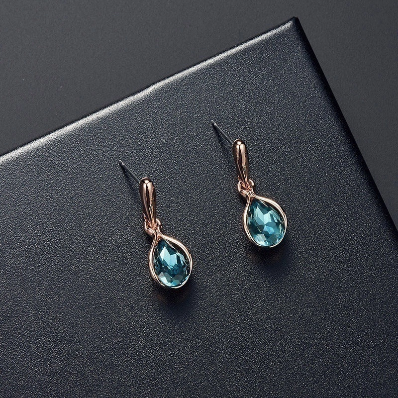 Wholesale Drop Shape Alloy Earrings Jewelry Set