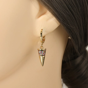 Wholesale Drops Oil Evil Eye Earrings