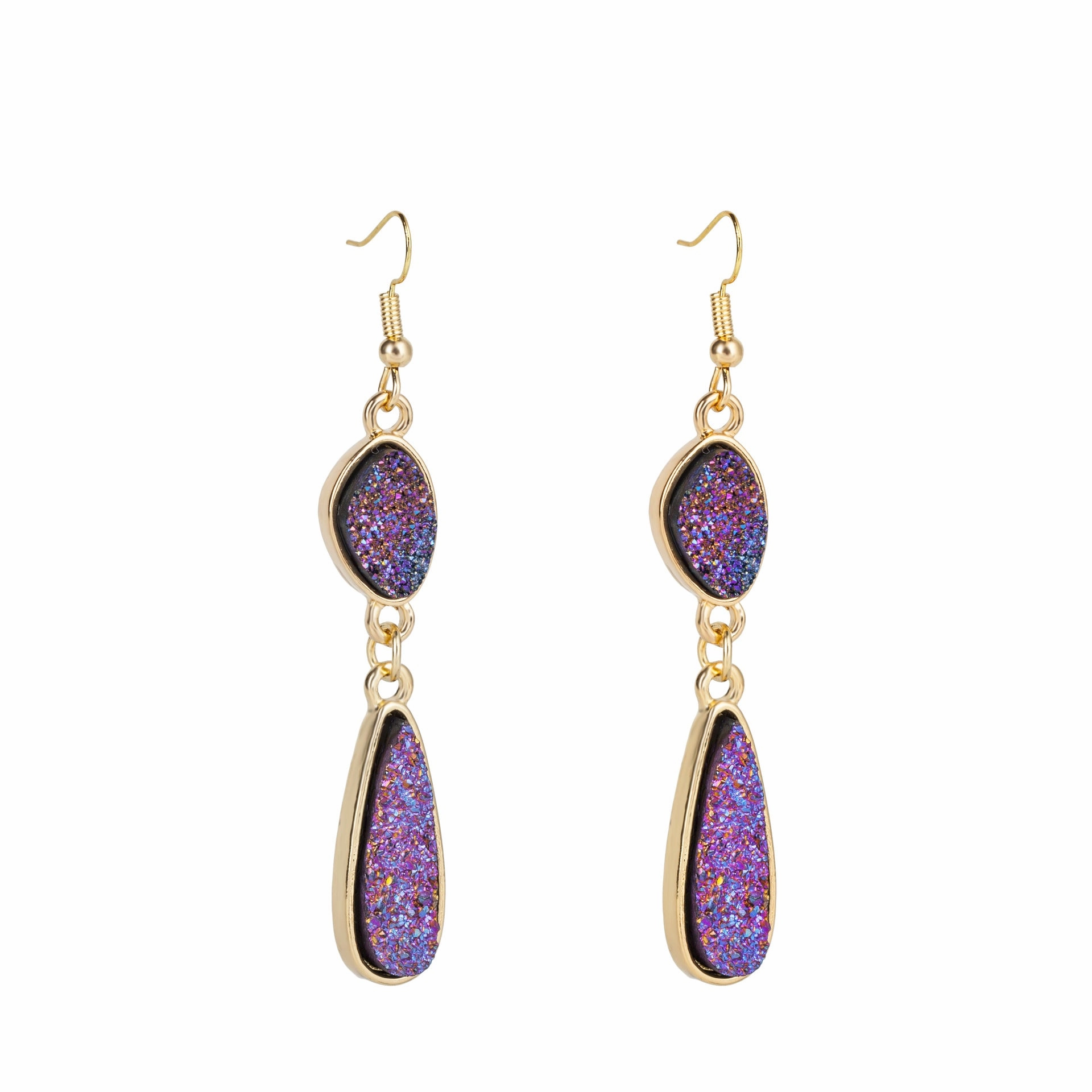 Wholesale Drops Resin Teeth Alloy Earrings