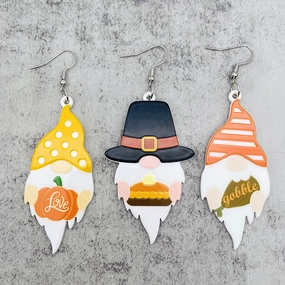 Wholesale Dwarfs 3D Acrylic Earrings