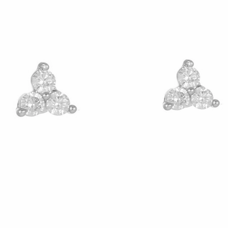 Wholesale Earring Set Geometric Zirconia Earrings Copper