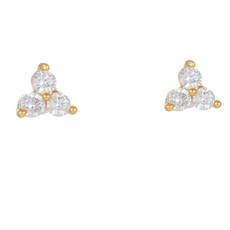 Wholesale Earring Set Geometric Zirconia Earrings Copper