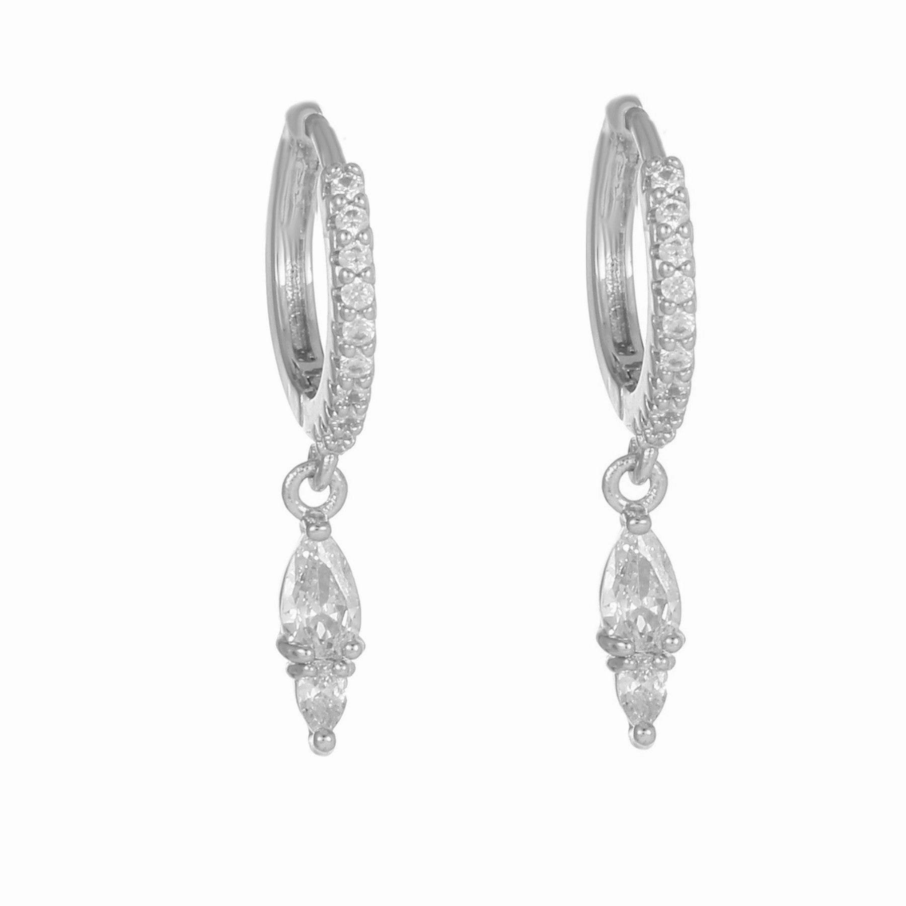 Wholesale Earring Set Geometric Zirconia Earrings Copper