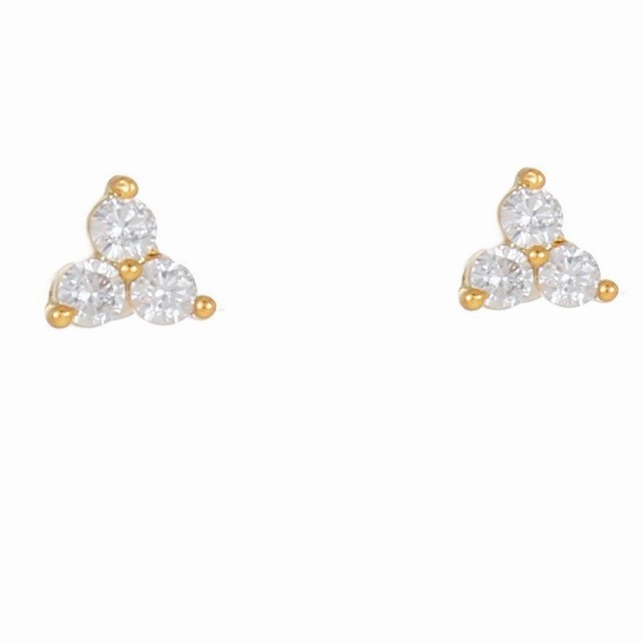 Wholesale Earring Set Geometric Zirconia Earrings Copper