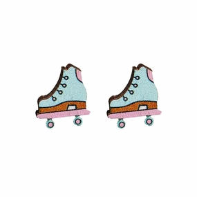 Wholesale Earrings 2 Pairs Wood Steel Pin Sport Style OLY-ES-HY002