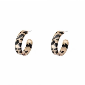 Wholesale Earrings 925 Silver Needle Leopard C Shape OLY-ES-SR001