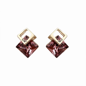 Wholesale Earrings Copper Stud Earrings Brass Simple OLY-ES-LY011