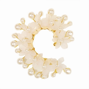 Wholesale Earrings Pearl Korean Fairy Ear Cuff OLY-ES-HX003
