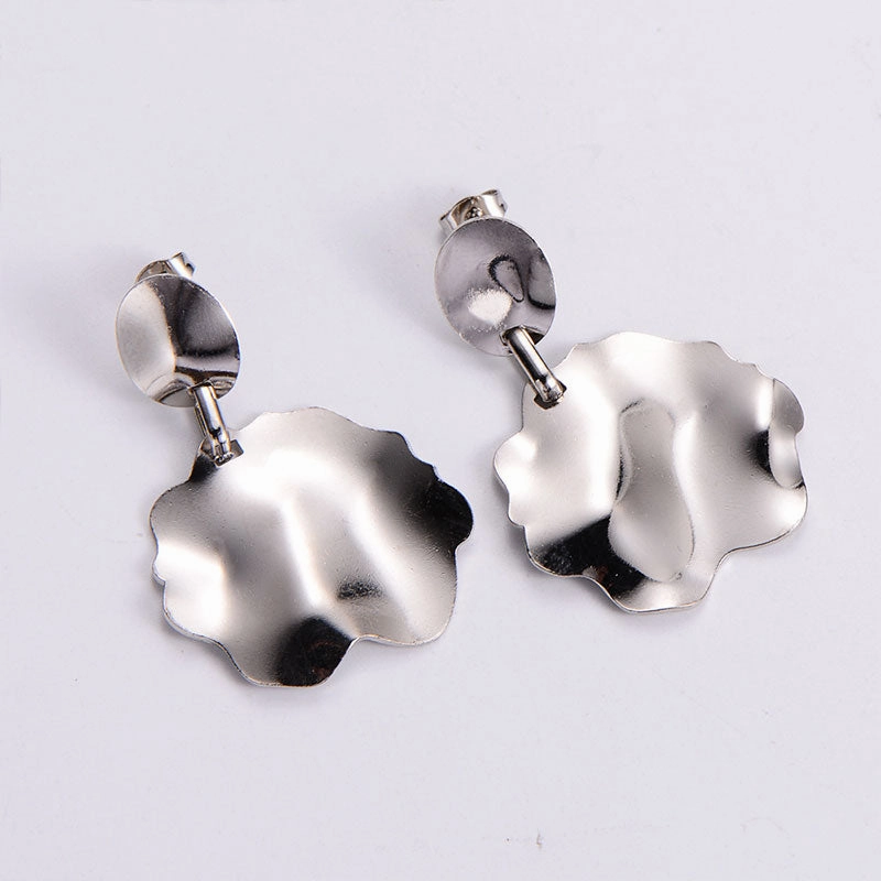 Wholesale Earrings Stainless Steel Flower Cluster OLY-ES-AIMILUO001