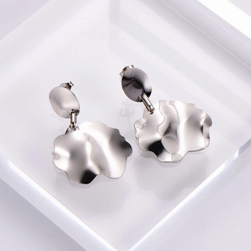 Wholesale Earrings Stainless Steel Flower Cluster OLY-ES-AIMILUO001