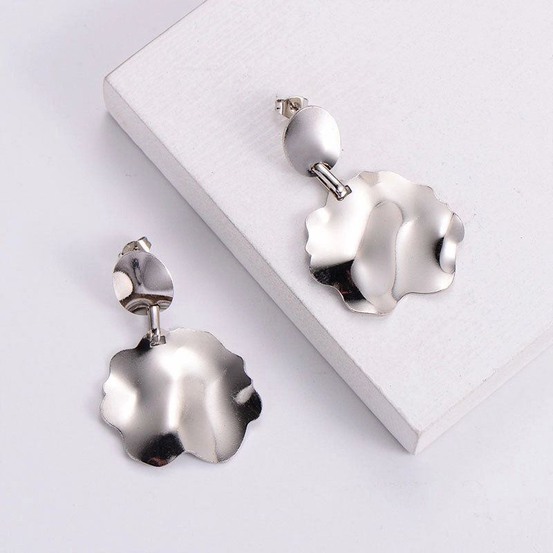 Wholesale Earrings Stainless Steel Flower Cluster OLY-ES-AIMILUO001