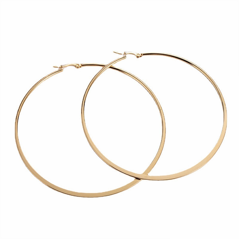 Wholesale Earrings Stainless Steel Simple OLY-ES-AIMILUO005