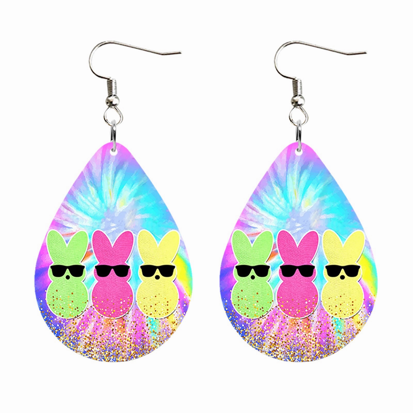Wholesale Easter Bunny Acrylic Earrings