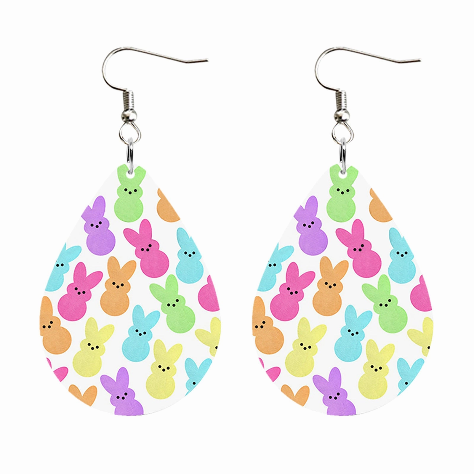 Wholesale Easter Bunny Acrylic Earrings