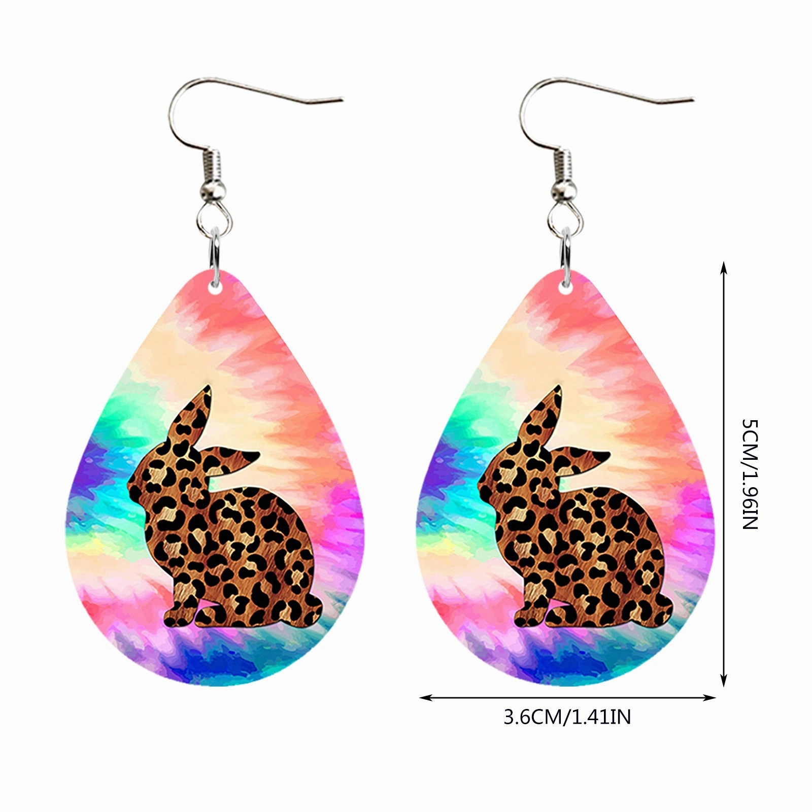 Wholesale Easter Bunny Acrylic Earrings