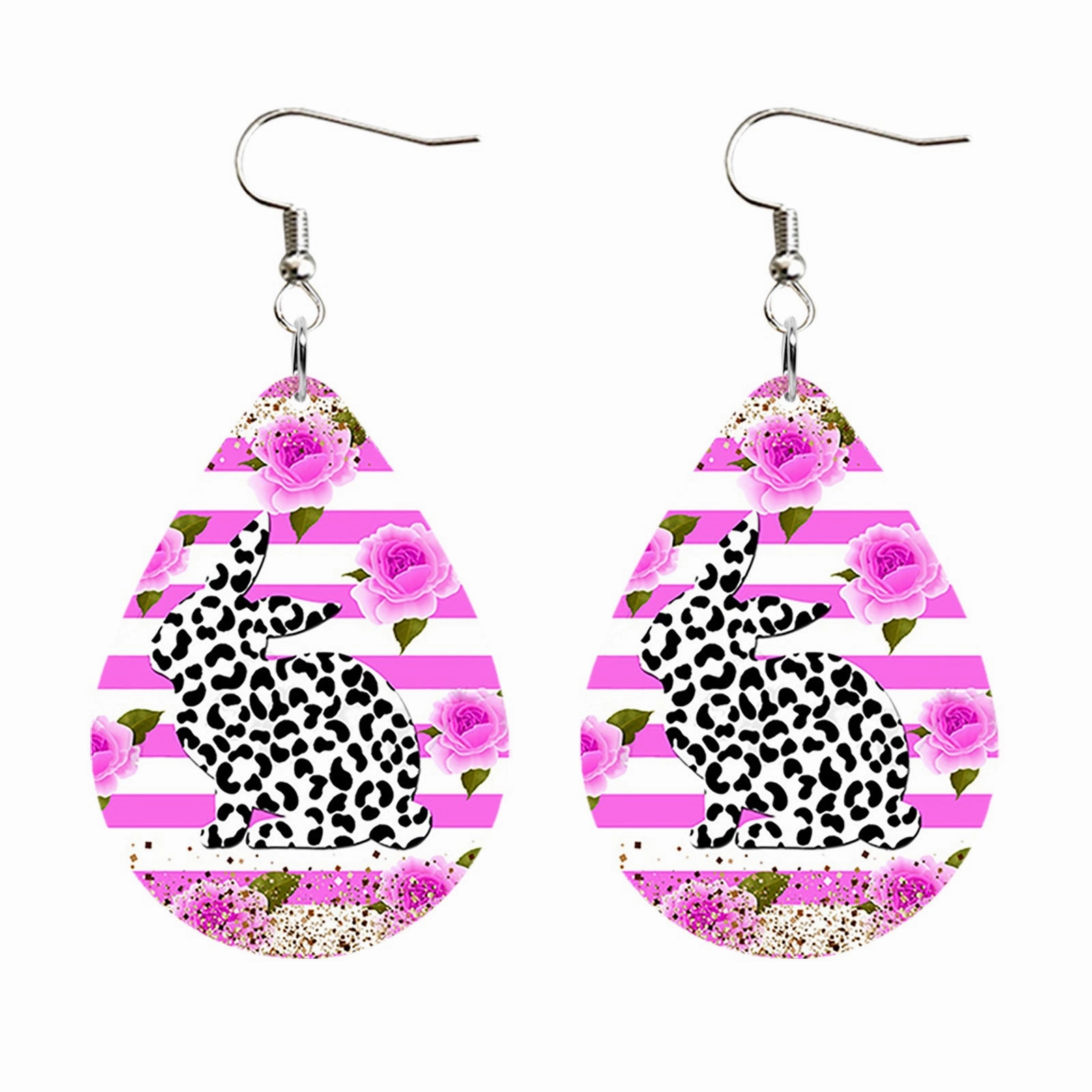Wholesale Easter Bunny Acrylic Earrings