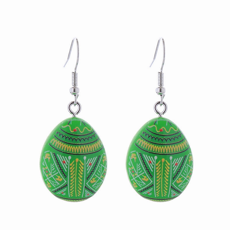 Wholesale Easter Cartoon Rabbits, Carrots, Easter Eggs, Chicks, Plastic Earrings