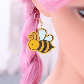 Wholesale Easter Ear Hook Bee Drops Acrylic Earrings