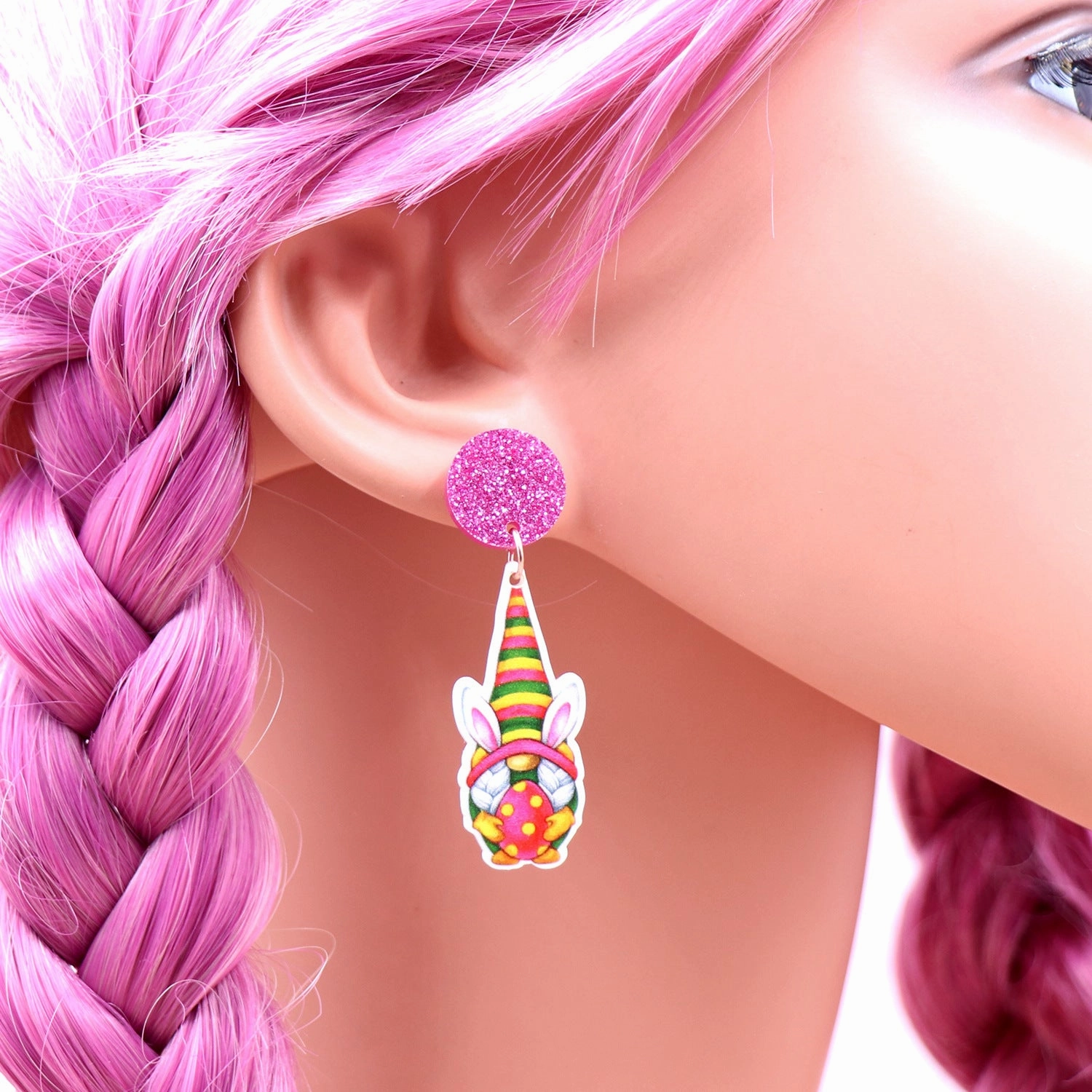 Wholesale Easter Rabbit Acrylic Earrings