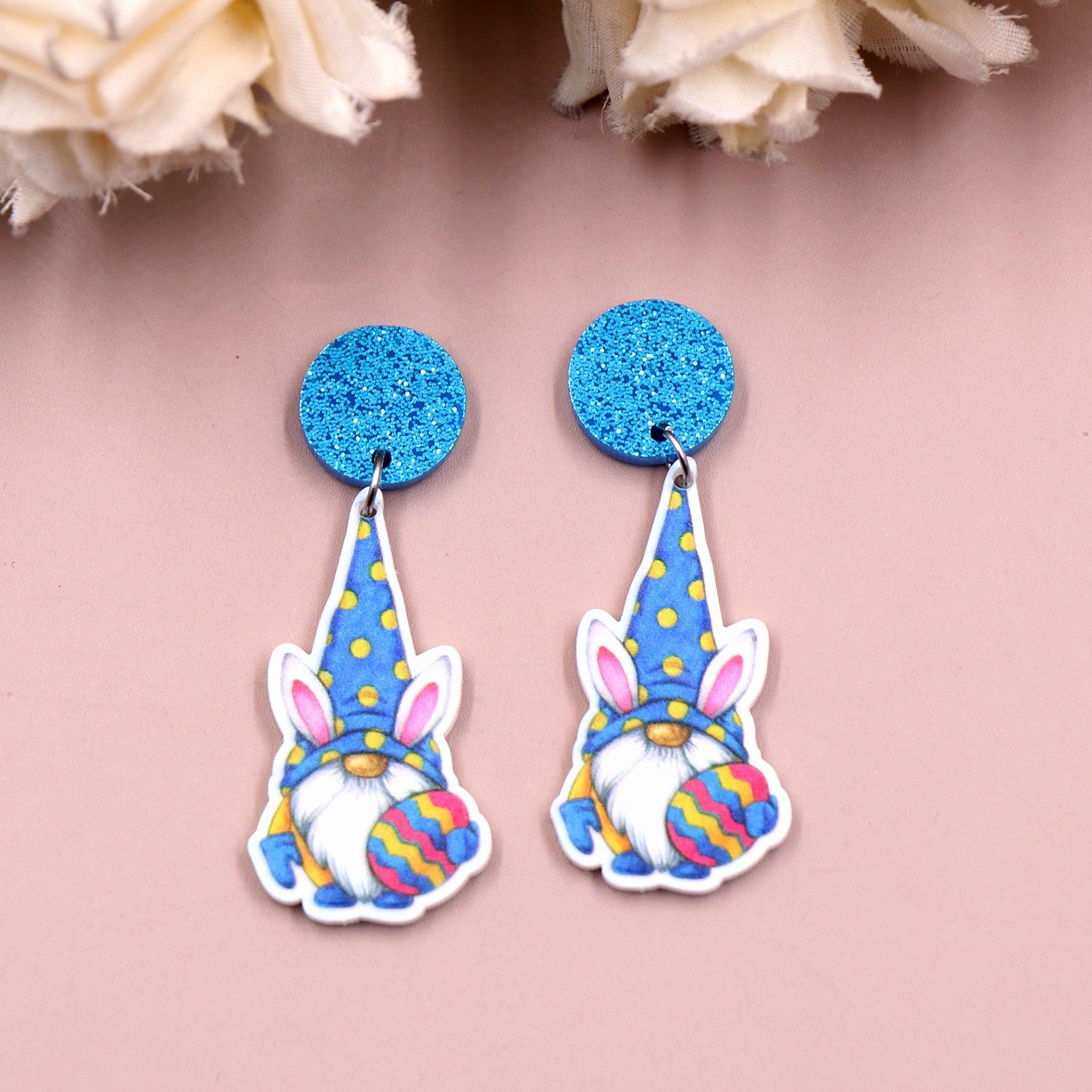 Wholesale Easter Rabbit Acrylic Earrings