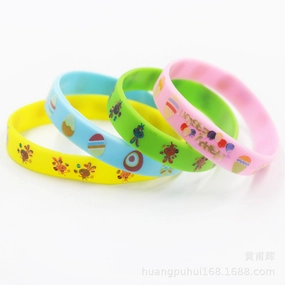 Wholesale Easter Silicone Bracelet