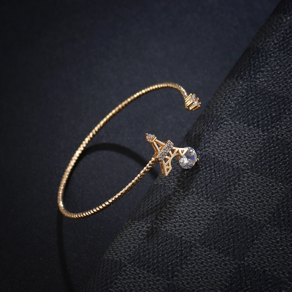 Wholesale Eiffel Tower Copper Bracelet
