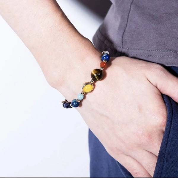 Wholesale Eight Planets Resin Bracelets