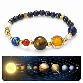 Wholesale Eight Planets Resin Bracelets
