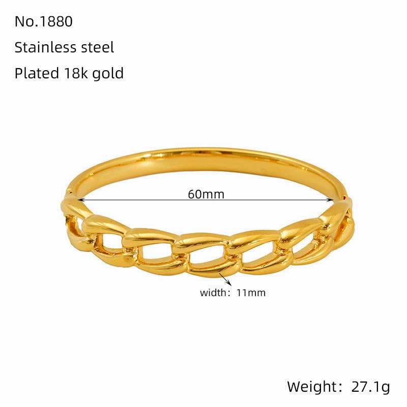 Wholesale Electroplating non-fading titanium steel bracelet buckle bracelet