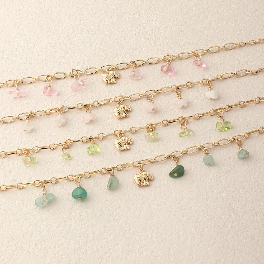 Wholesale Elephant Turquoise Metal Necklaces
