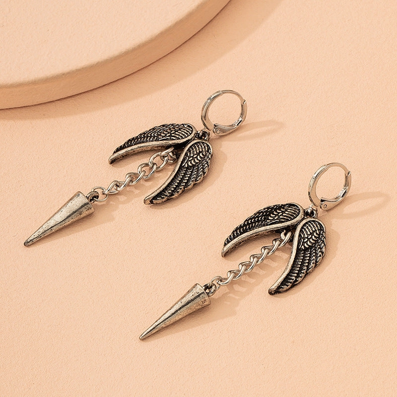 Wholesale Elven Wing Alloy Earrings