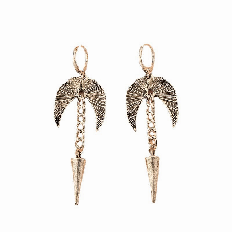Wholesale Elven Wing Alloy Earrings