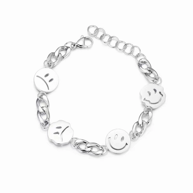 Wholesale Emotions Titanium Steel Expression Bracelet