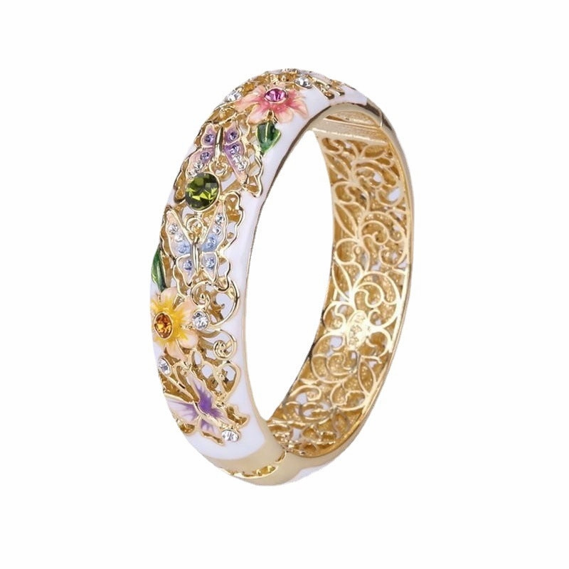 Wholesale Enamel Butterfly Alloy Rings