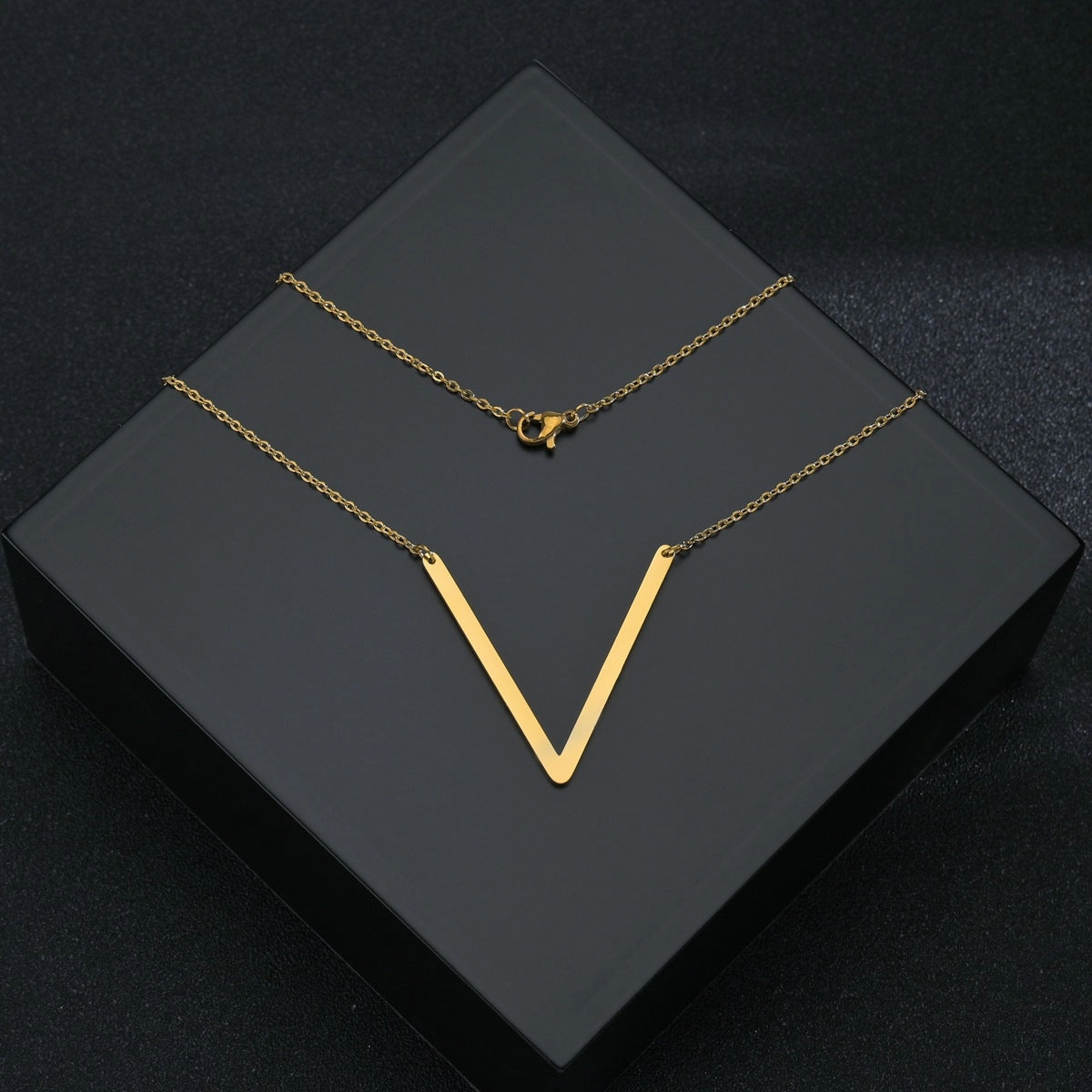 Wholesale English Big Letters Couple Pendant Necklaces