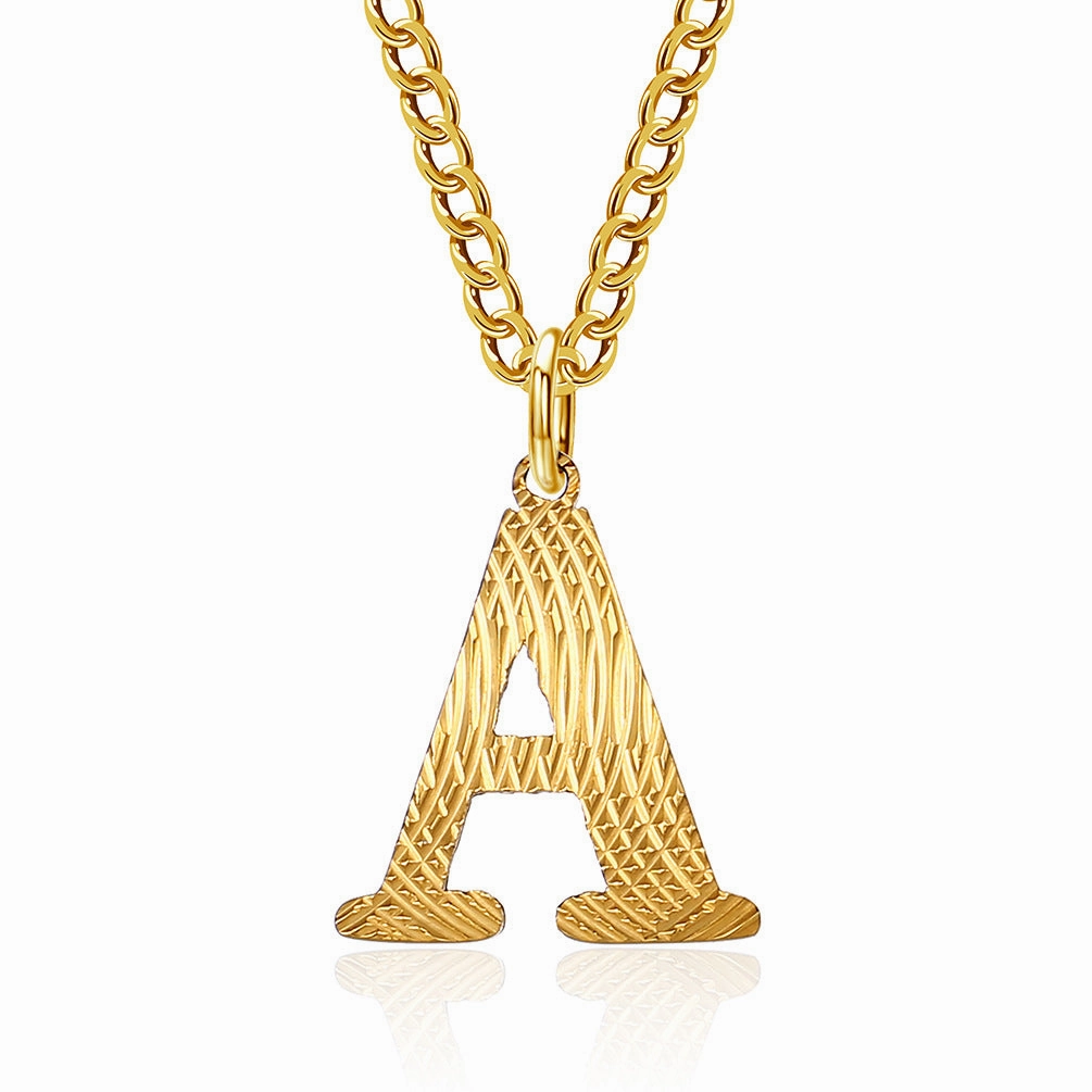 Wholesale English Letter Titanium Steel Necklaces