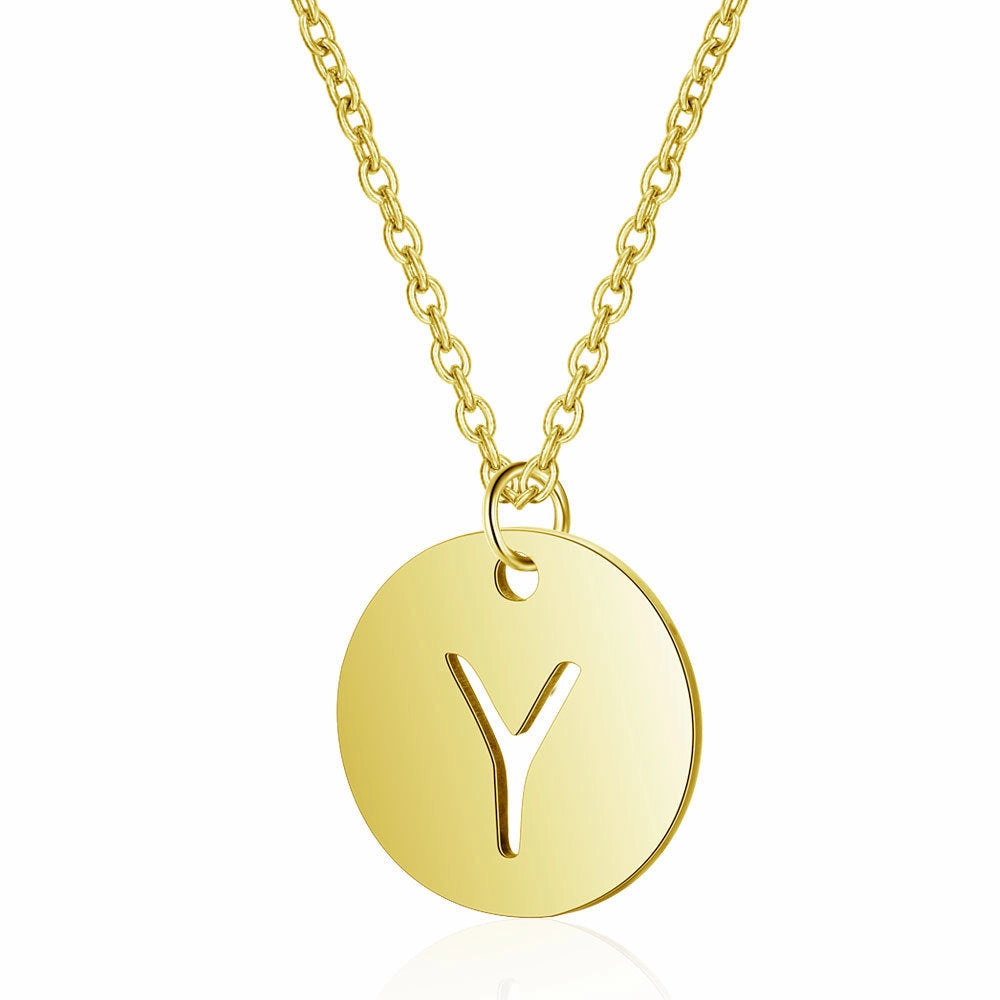 Wholesale English Letter Titanium Steel Necklaces