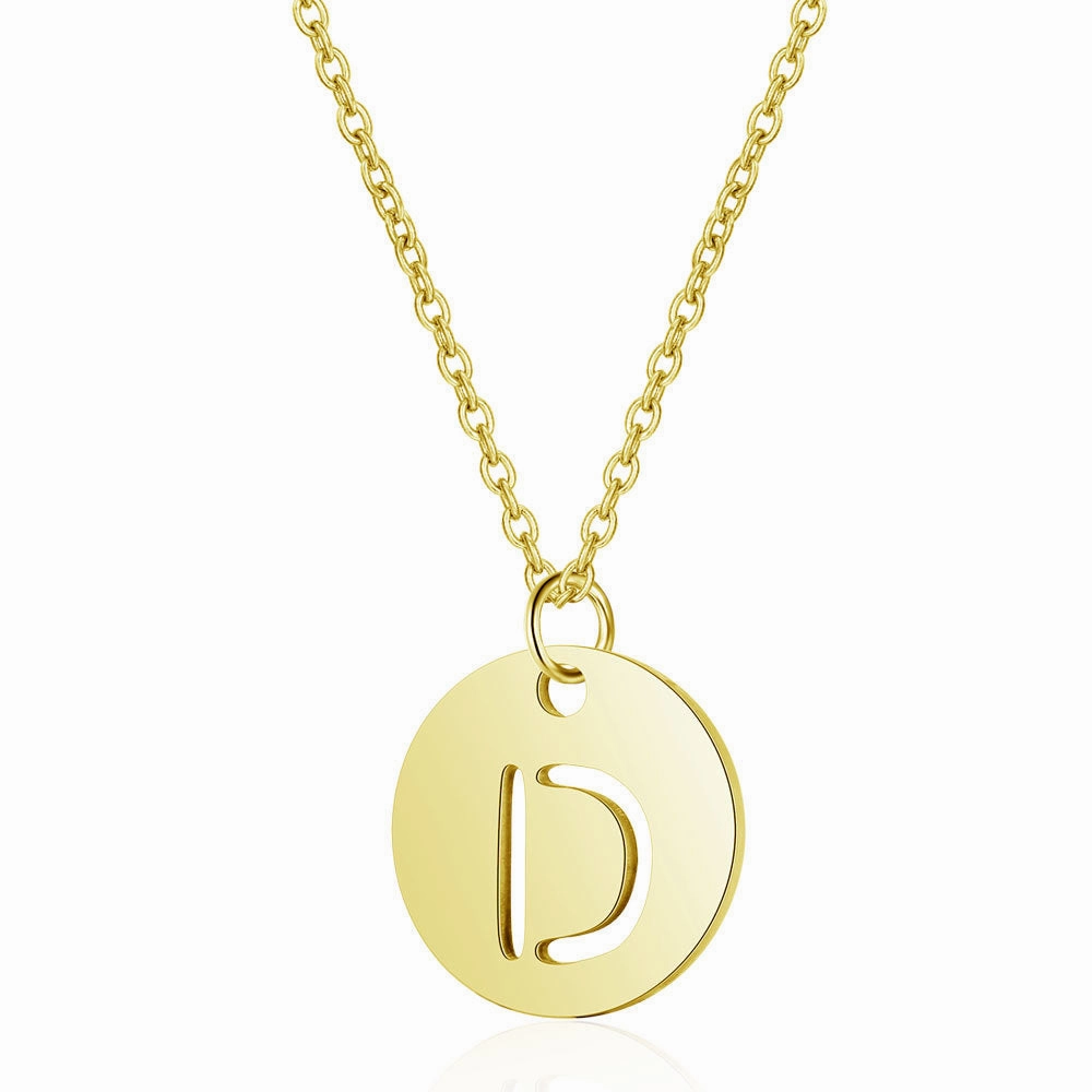 Wholesale English Letter Titanium Steel Necklaces