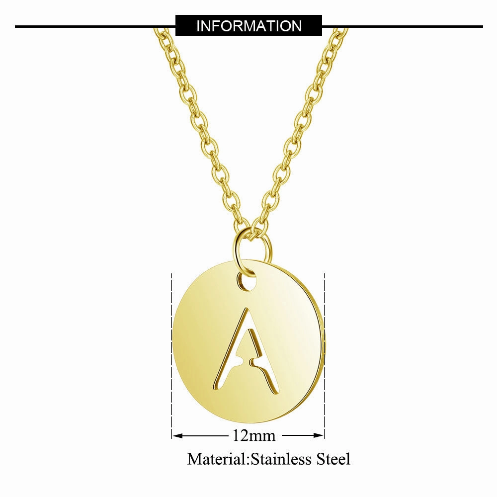 Wholesale English Letter Titanium Steel Necklaces