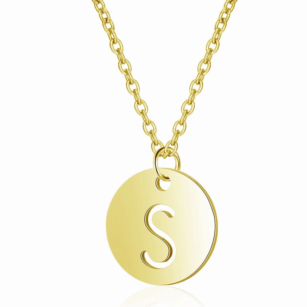 Wholesale English Letter Titanium Steel Necklaces
