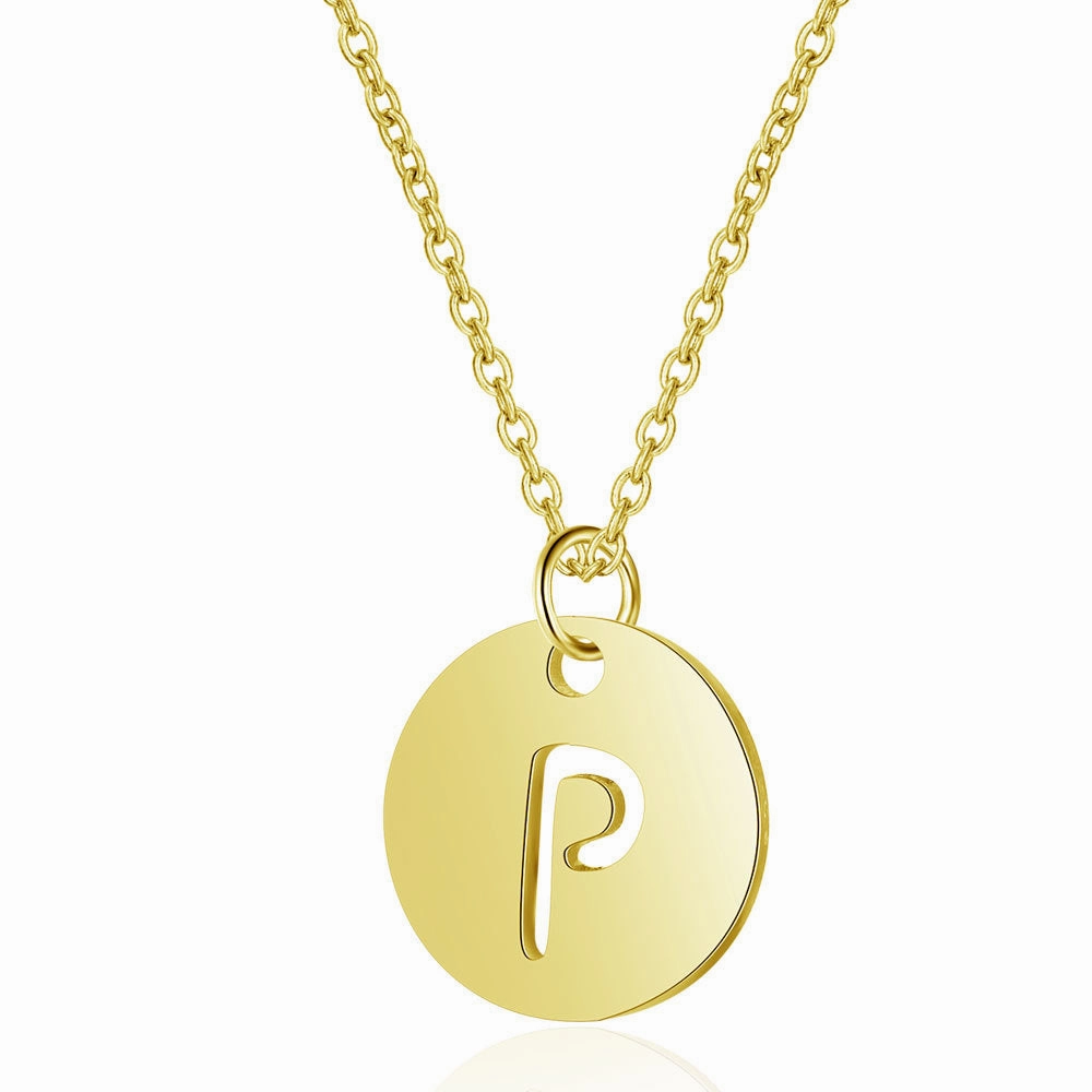 Wholesale English Letter Titanium Steel Necklaces