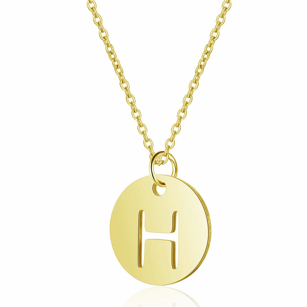 Wholesale English Letter Titanium Steel Necklaces