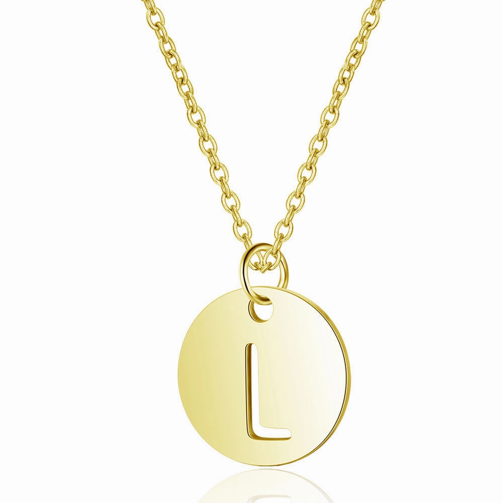 Wholesale English Letter Titanium Steel Necklaces