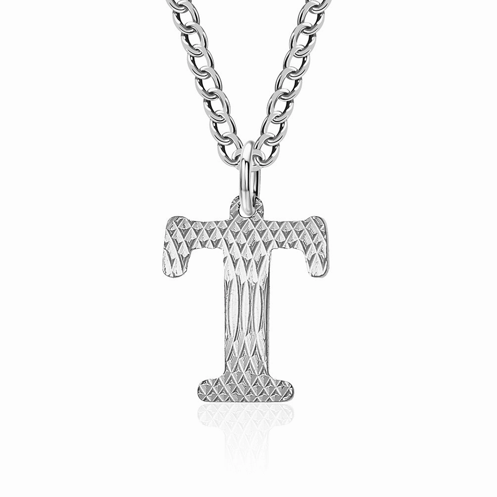 Wholesale English Letter Titanium Steel Necklaces