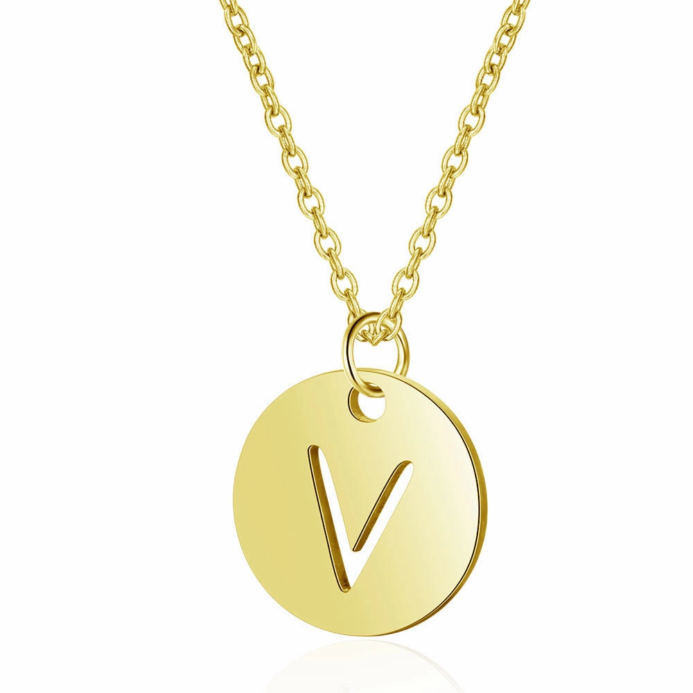 Wholesale English Letter Titanium Steel Necklaces