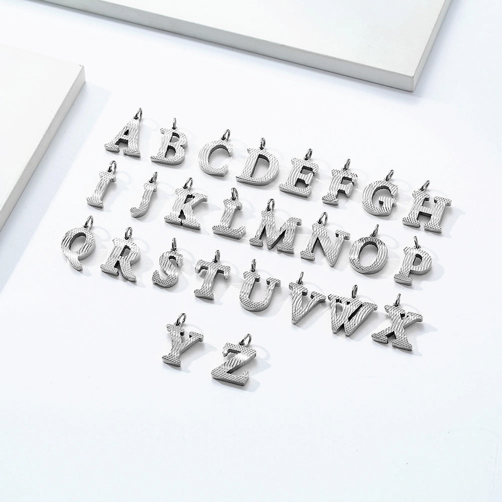 Wholesale English Letter Titanium Steel Necklaces